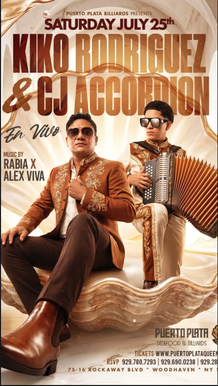 Buy tickets for KIKO RODRIGUEZ & CJ ACCORDION KIKO RODRIGUEZ & CJ ACCORDION