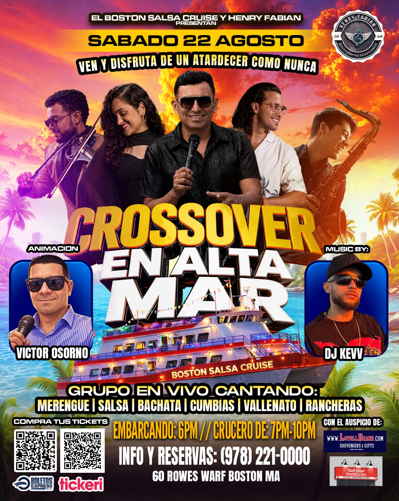 Buy tickets for CROSSOVER EN ALTA MAR CROSSOVER EN ALTA MAR