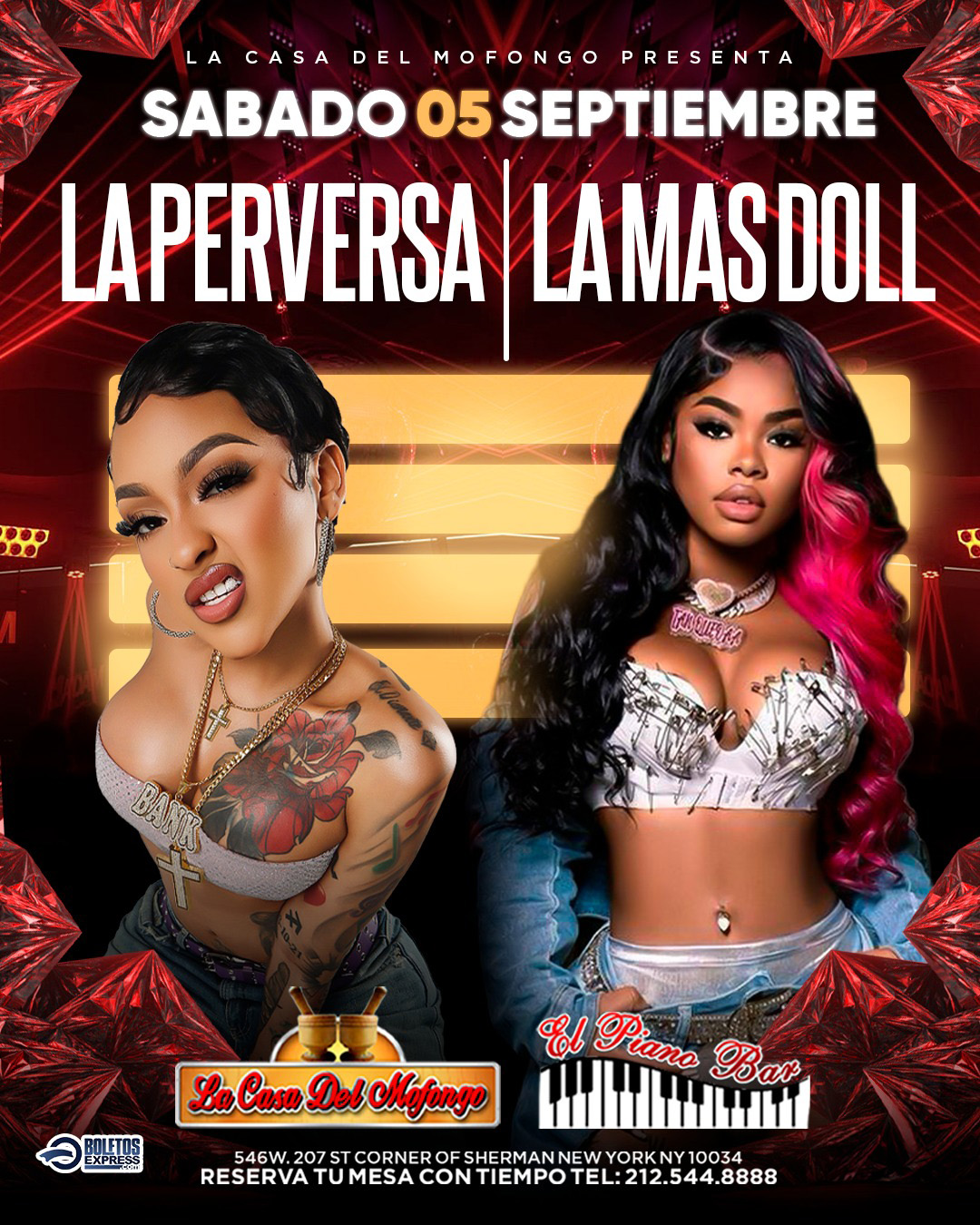 Buy tickets for LA PERVERSA & LA MAS DOLL LA PERVERSA & LA MAS DOLL