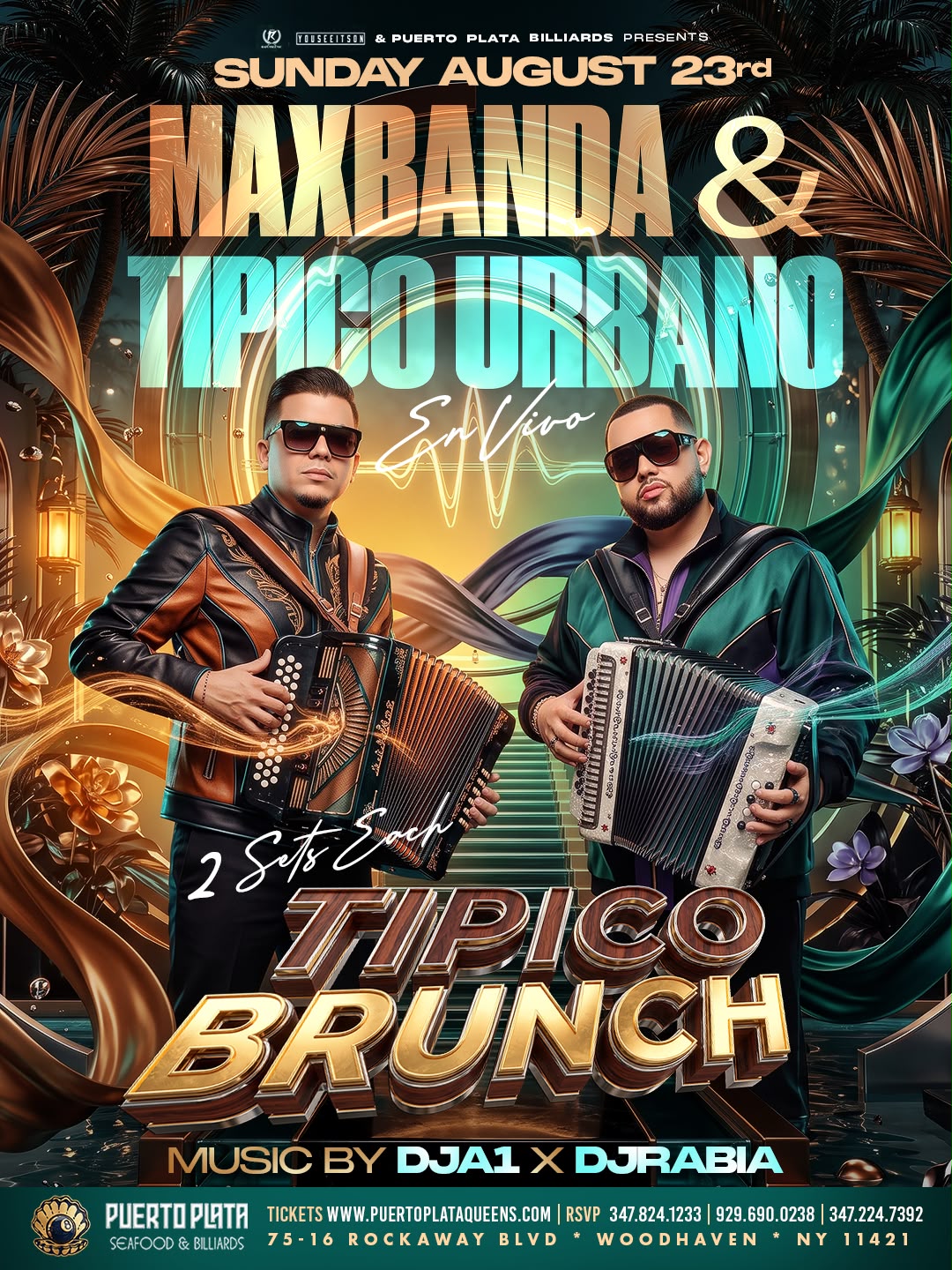 Buy tickets for MAX BANDA & TIPICO URBANO TIPICO BRUNCH MAX BANDA & TIPICO URBANO TIPICO BRUNCH