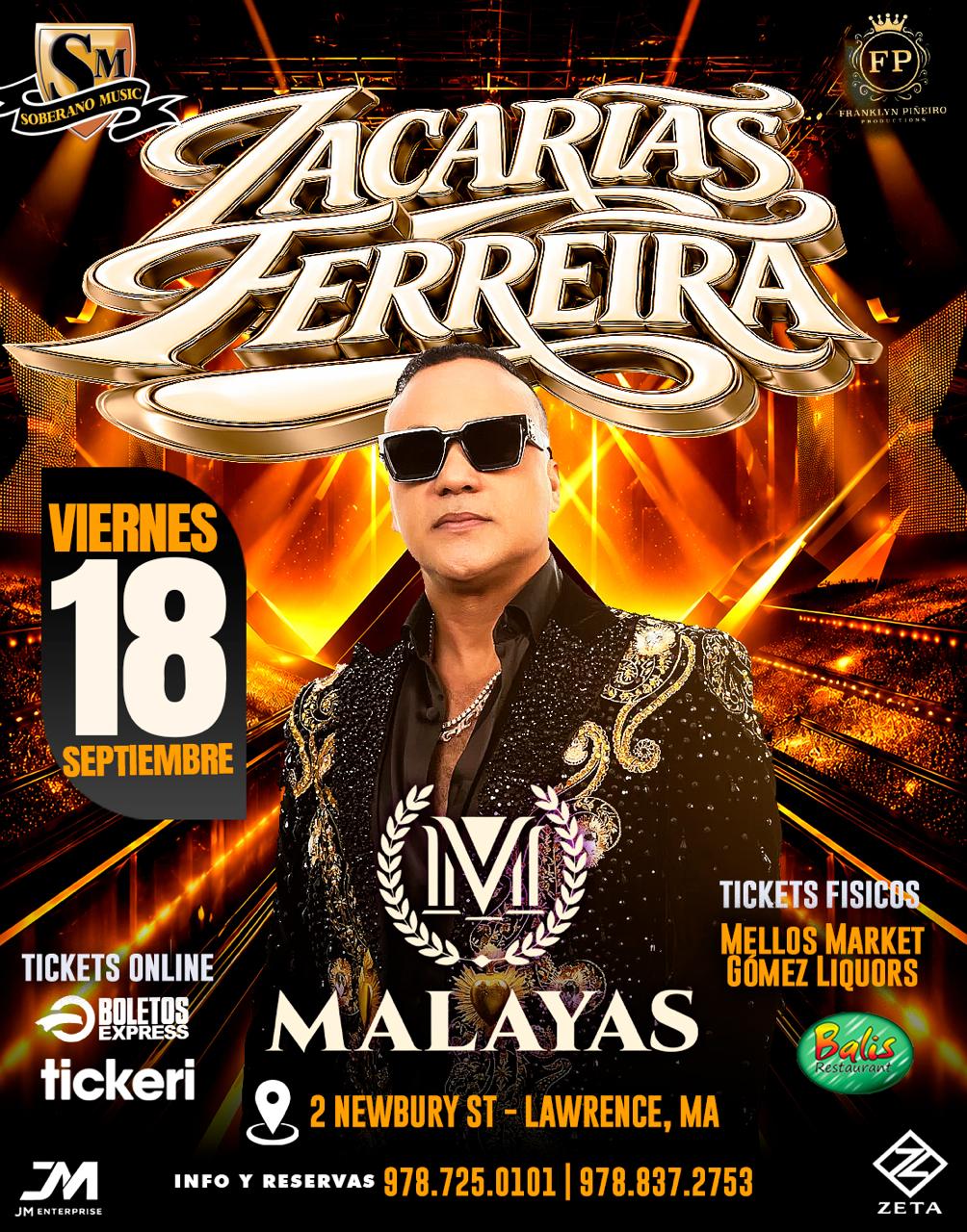 Buy tickets for Zacarias Ferreira Zacarias Ferreira