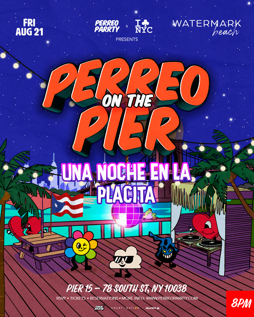 Buy tickets for #1 PUERTO RICAN NIGHT | UNA NOCHE EN LA PLACITA - PERREO PIER @ WATERMARK #1 PUERTO RICAN NIGHT | UNA NOCHE EN LA PLACITA - PERREO PIER @ WATERMARK