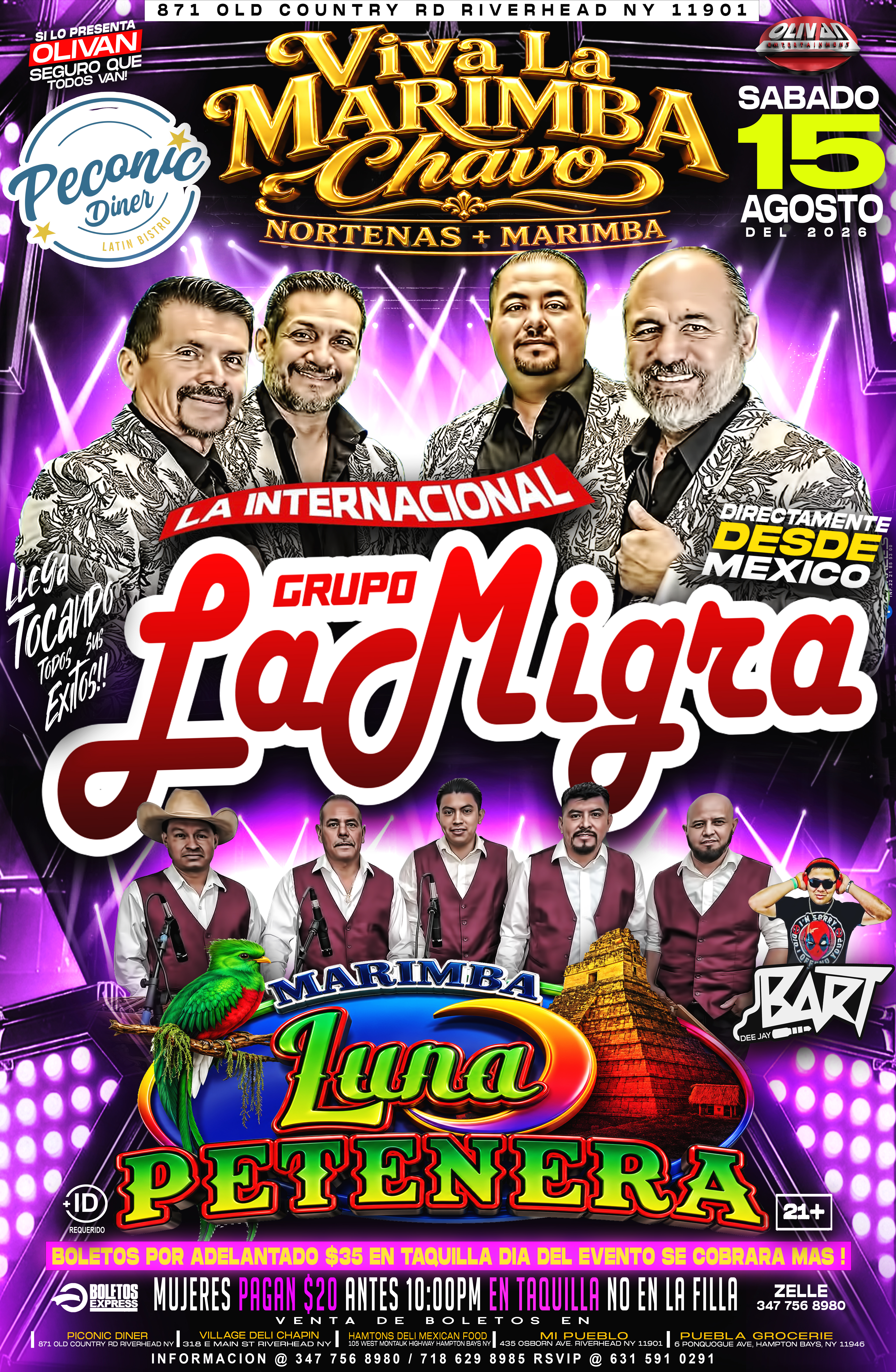 La International Grupo La Migra, Marimba Luna Petenera