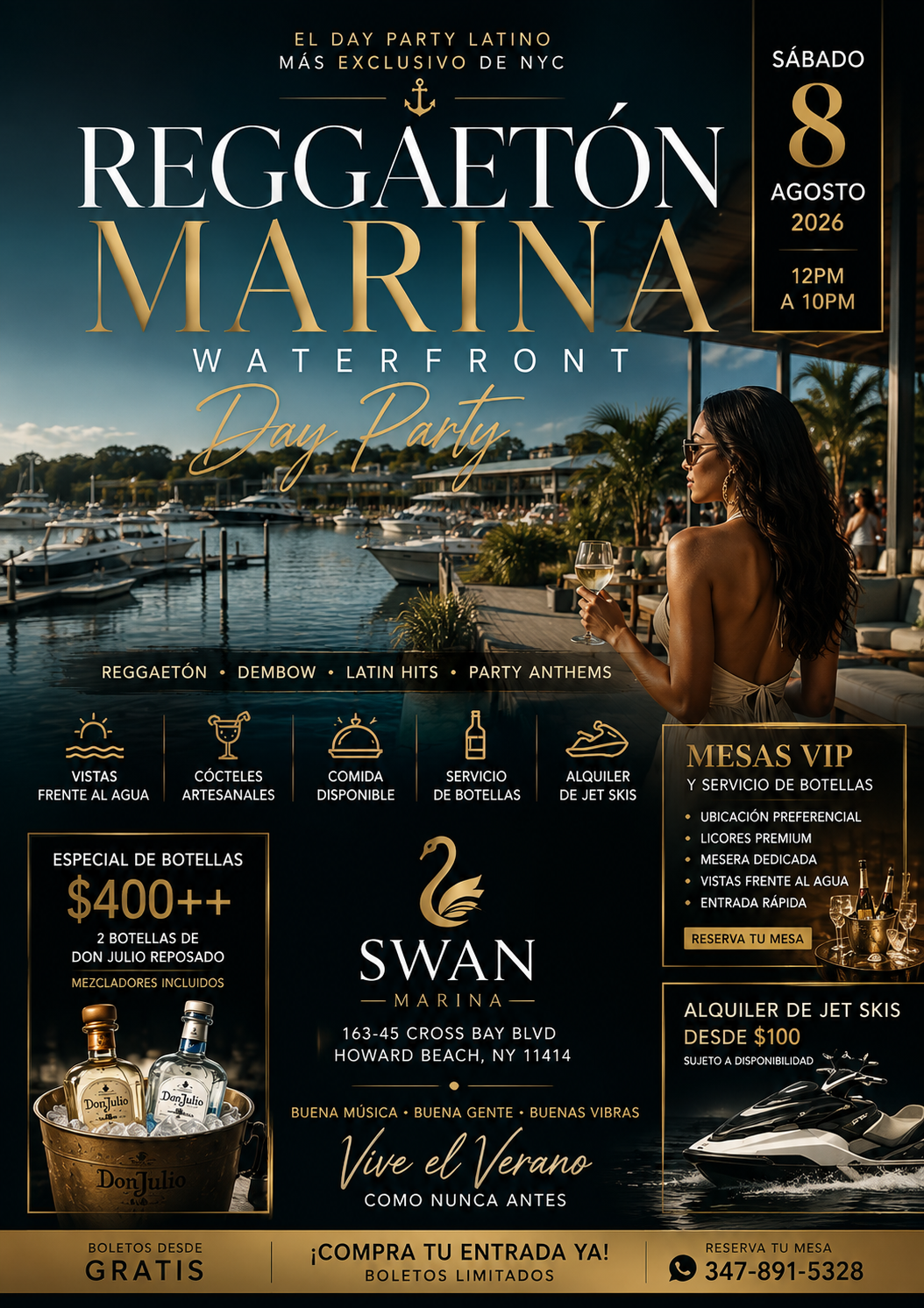 Buy tickets for REGGAETÓN MARINA WATERFRONT DAY PARTY REGGAETÓN MARINA WATERFRONT DAY PARTY