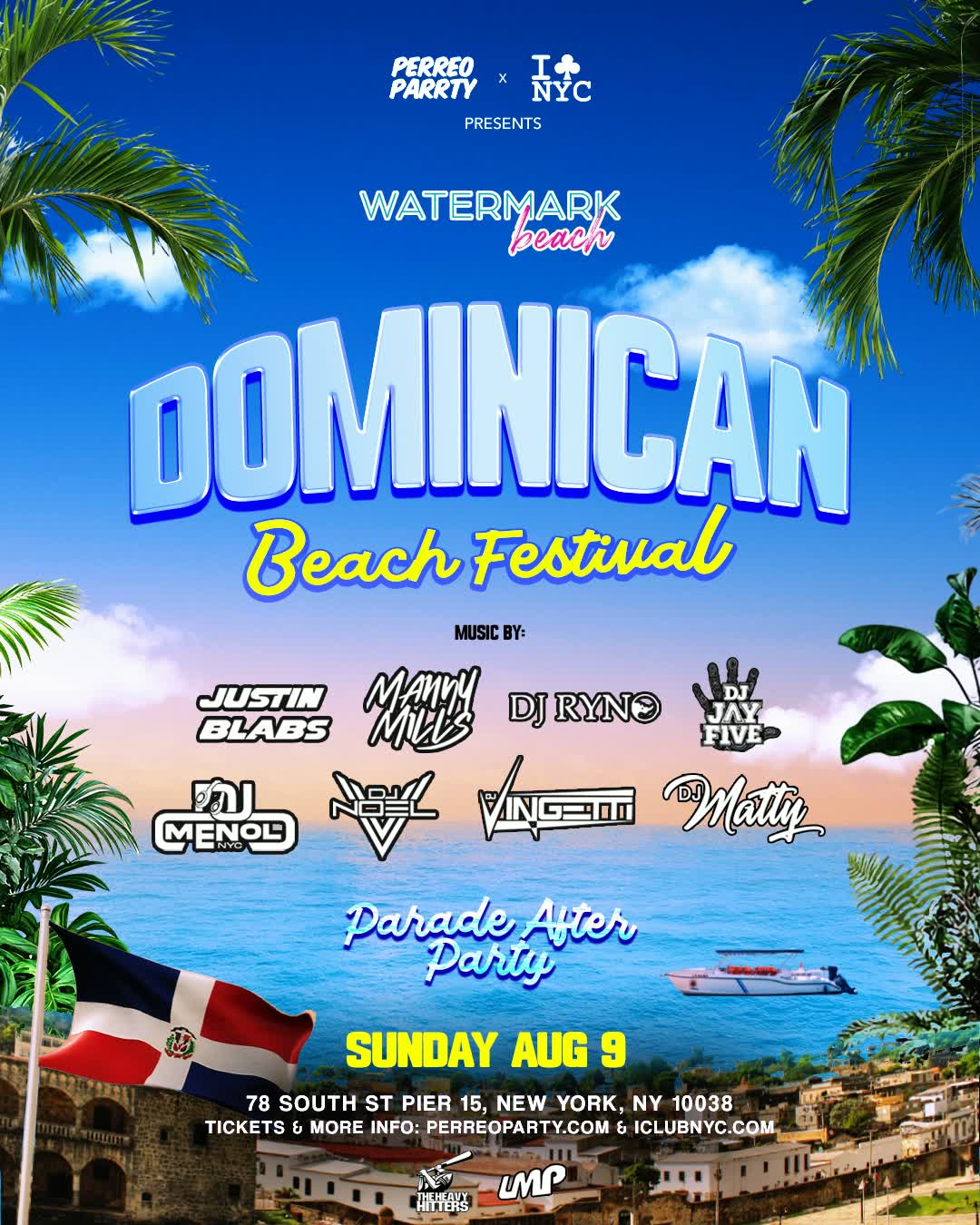 Buy tickets for Dominican Beach Festival - Parade After Party at Watermark Pier 15 Dominican Beach Festival - Parade After Party at Watermark Pier 15