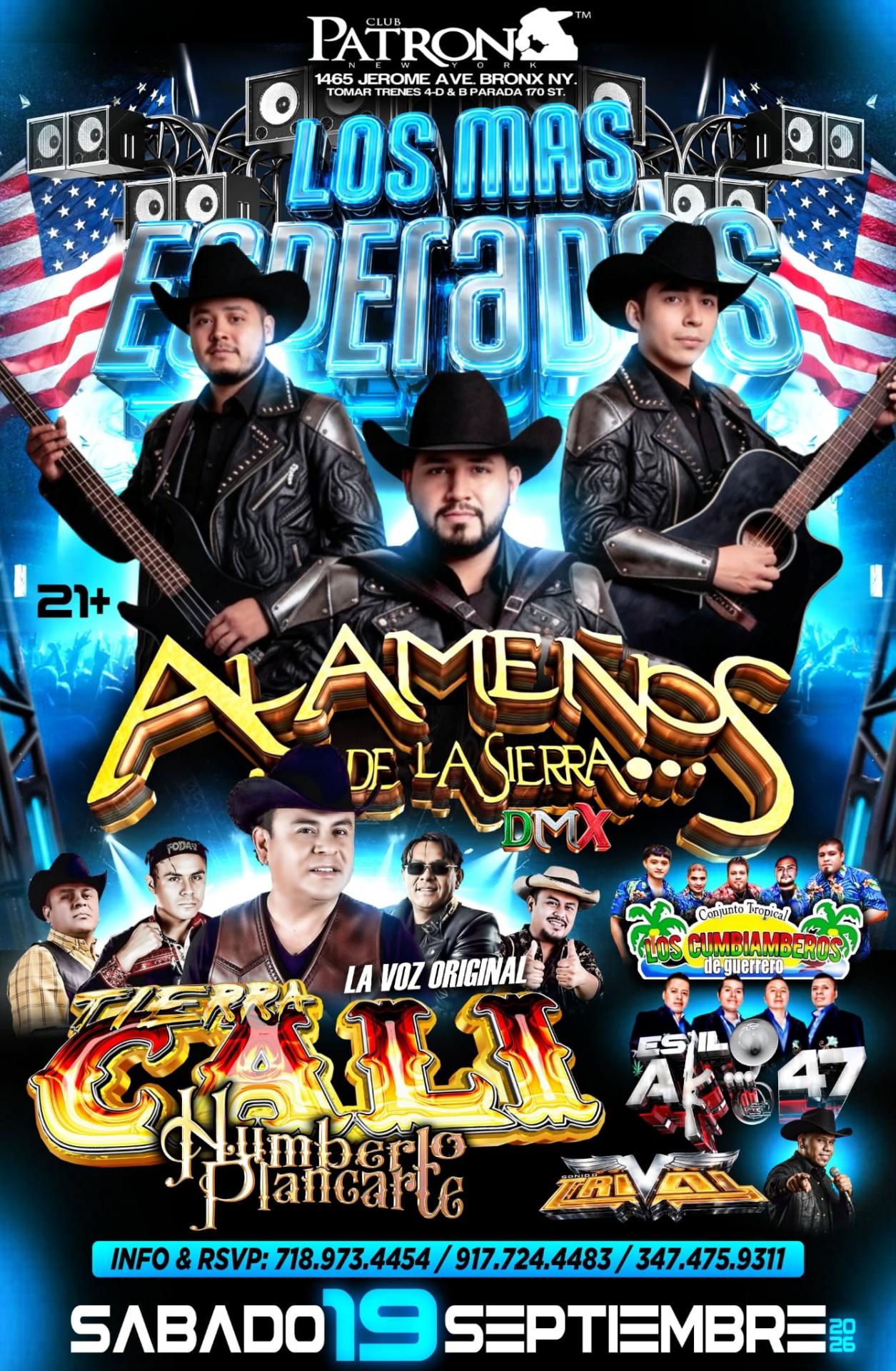 Buy tickets for ALAMEÑOS DE LA SIERRA DMX | TIERRA CALI HP ALAMEÑOS DE LA SIERRA DMX | TIERRA CALI HP