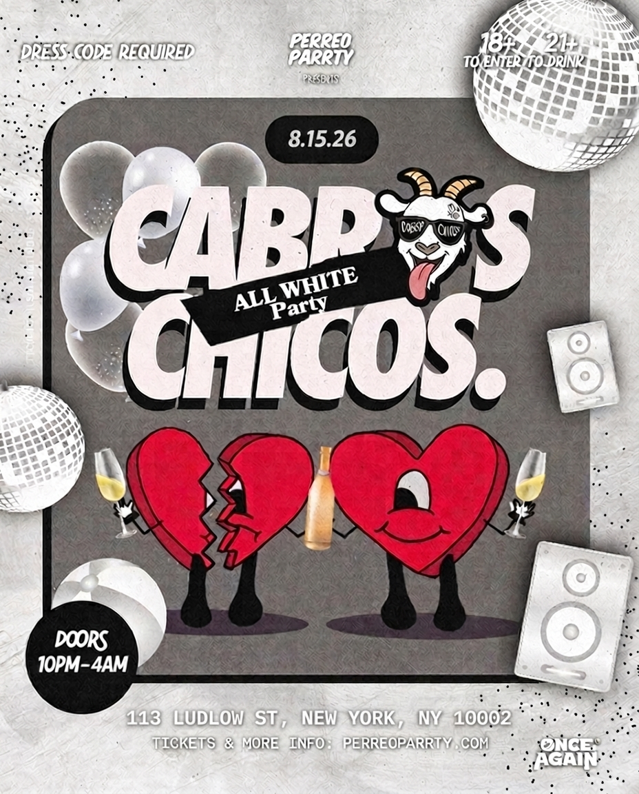 Cabros Chicos: All White Parrty | Reggaeton Latin Dance Party (18+)