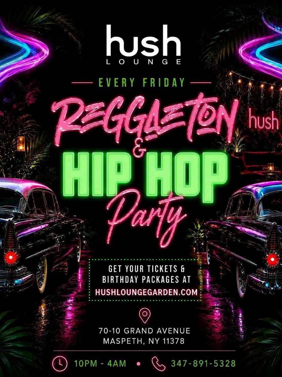 Buy tickets for Reggaeton & Hip Hop Party at Hush Lounge Garden Queens Reggaeton & Hip Hop Party at Hush Lounge Garden Queens