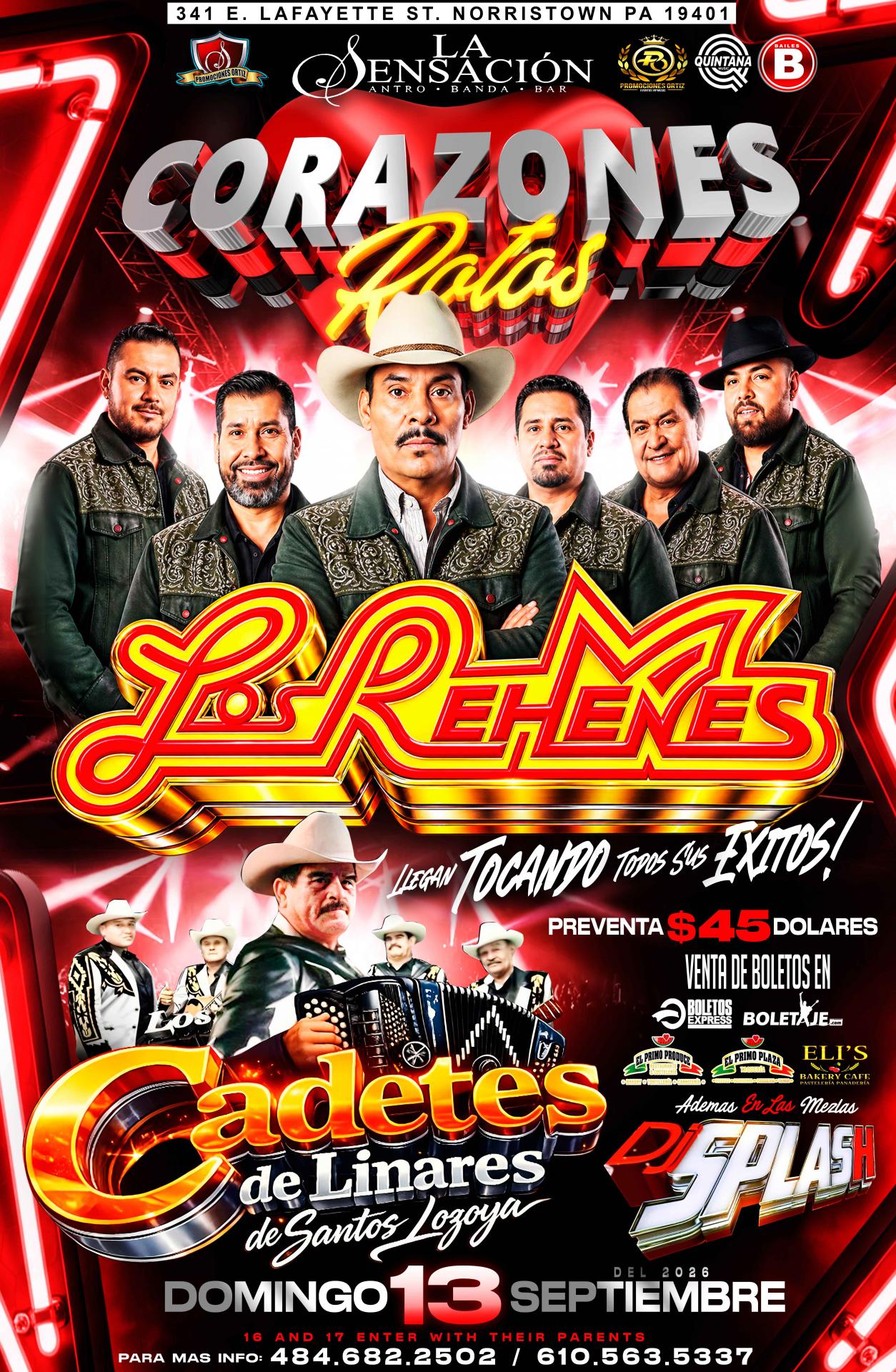 LOS REHENES | LOS CADETES DE LINARES