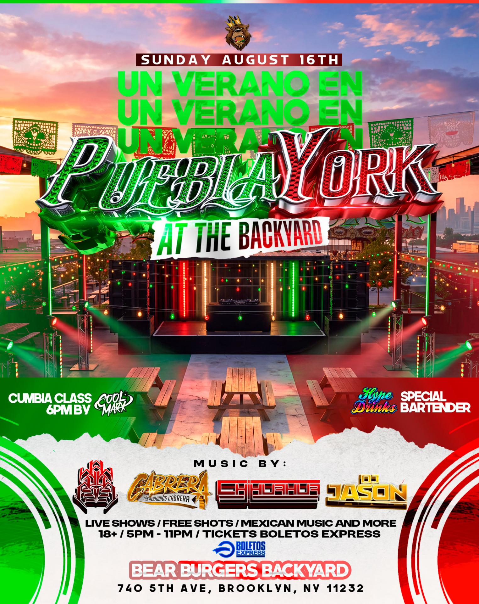 Buy tickets for UN VERANO EN PUEBLAYORK UN VERANO EN PUEBLAYORK