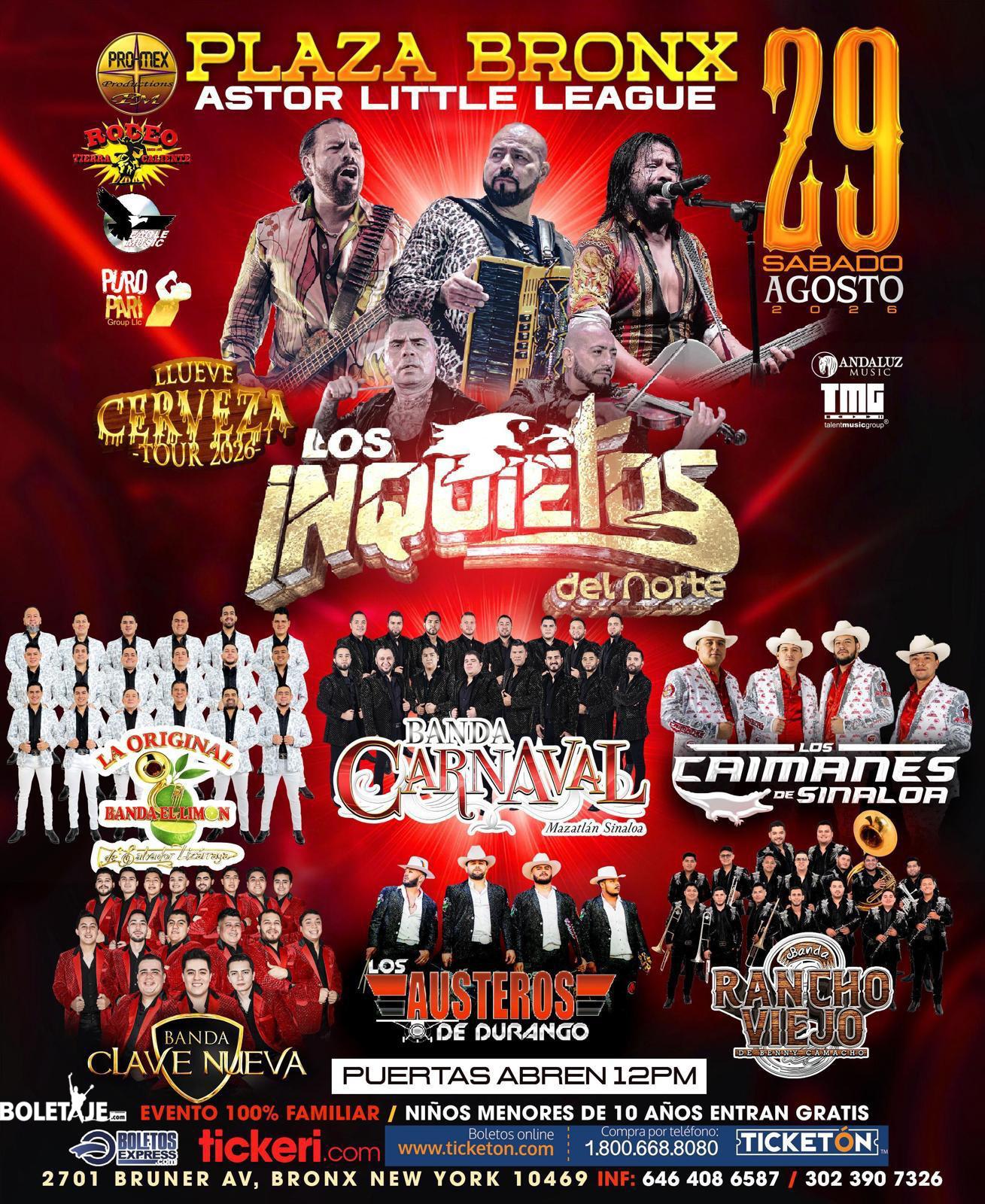 Buy tickets for LOS INQUIETOS DEL NORTE LOS INQUIETOS DEL NORTE