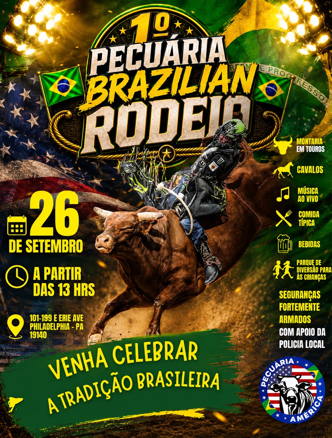 Buy tickets for 🐂🔥 10ª PECUÁRIA BRAZILIAN RODEIO 🔥🐎 🐂🔥 10ª PECUÁRIA BRAZILIAN RODEIO 🔥🐎