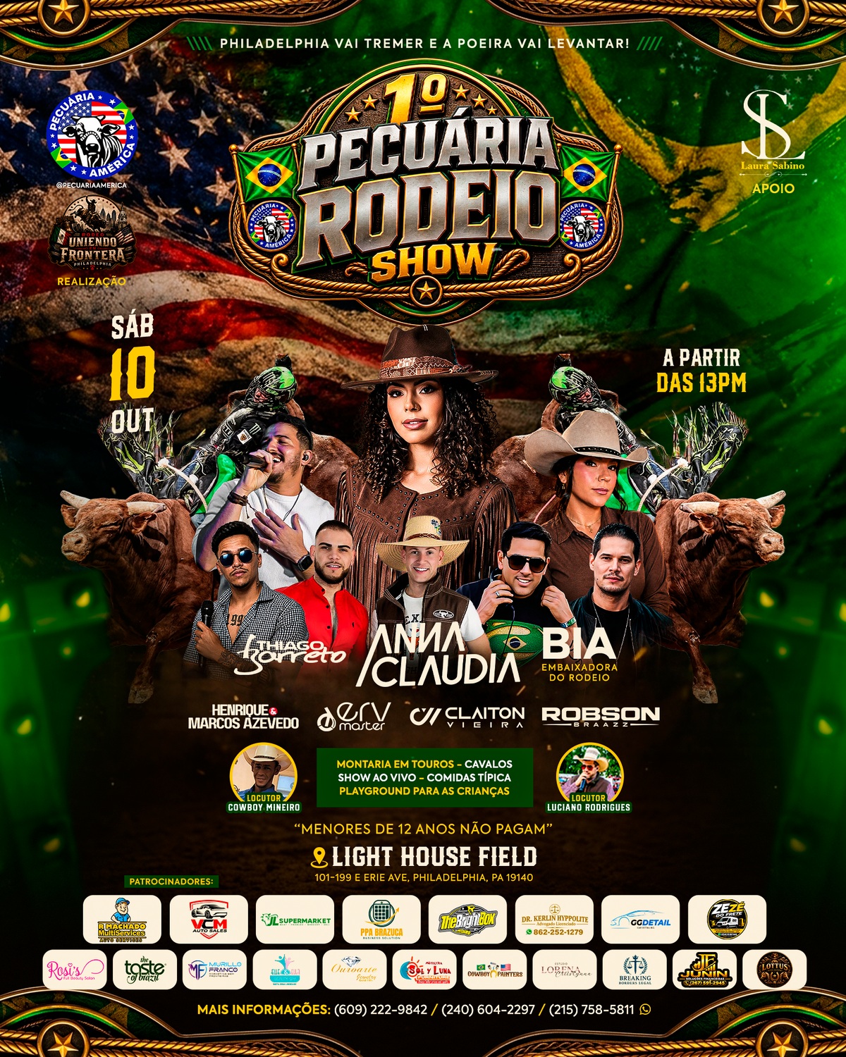 Buy tickets for 🐂🔥 1° PECUÁRIA BRAZILIAN RODEIO 🔥🐎 🐂🔥 1° PECUÁRIA BRAZILIAN RODEIO 🔥🐎