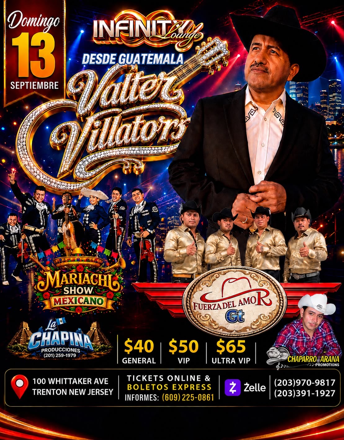 Buy tickets for WALTER VILLATORO WALTER VILLATORO