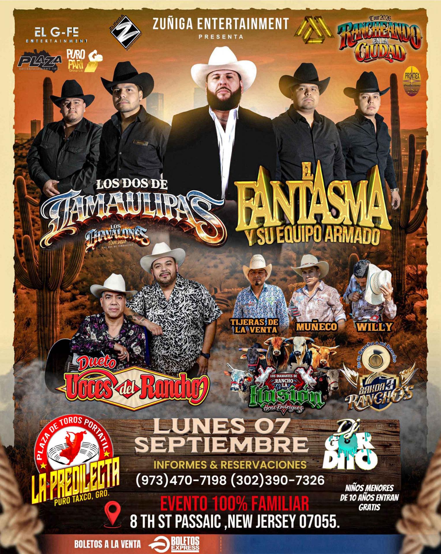 Buy tickets for LOS DOS DE TAMAULIPAS | EL FANTASMA Y SU EQUIPO ARMADO LOS DOS DE TAMAULIPAS | EL FANTASMA Y SU EQUIPO ARMADO