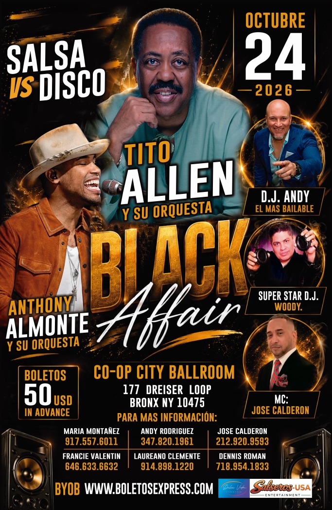 BLACK AFFAIR: SALSA VS DISCO DANCE