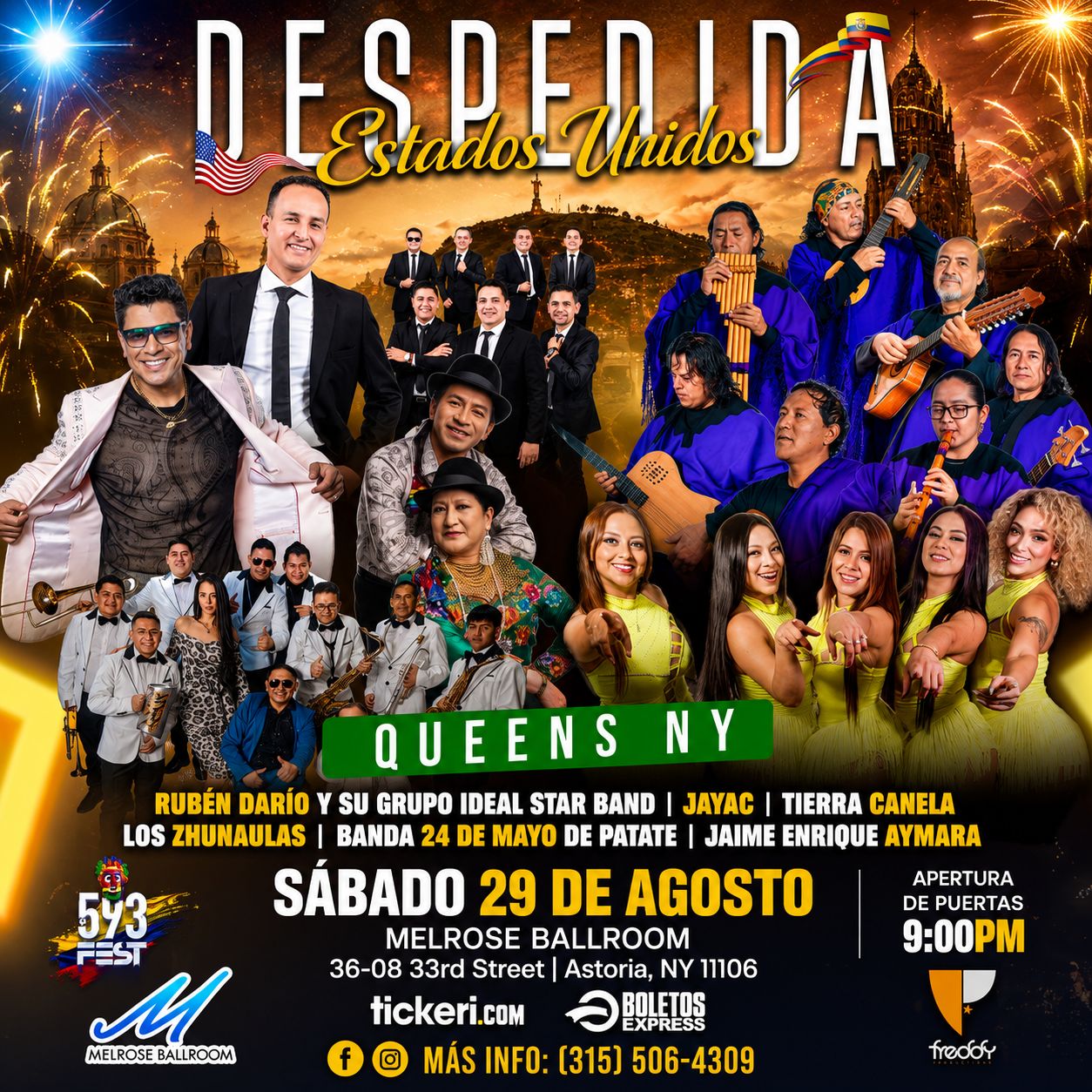 Buy tickets for RUBEN DARIO Y SU GRUPO IDEAL STAR BAND | JAYAC | TIERRA CANELA RUBEN DARIO Y SU GRUPO IDEAL STAR BAND | JAYAC | TIERRA CANELA