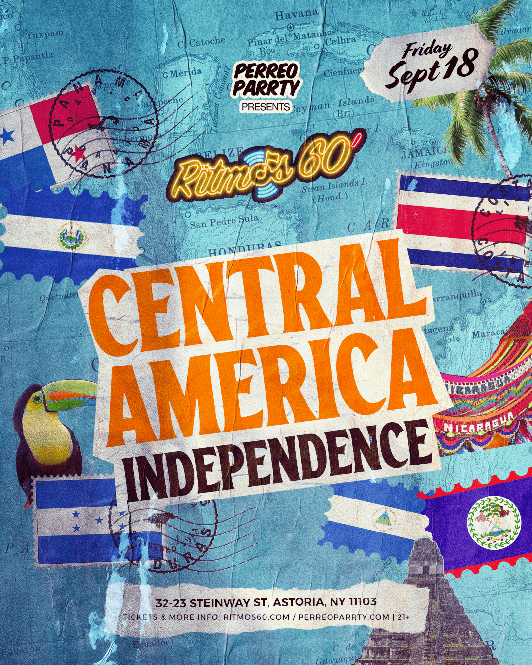Central America Independence Party at the Legendary Ritmos 60 Bar NYC