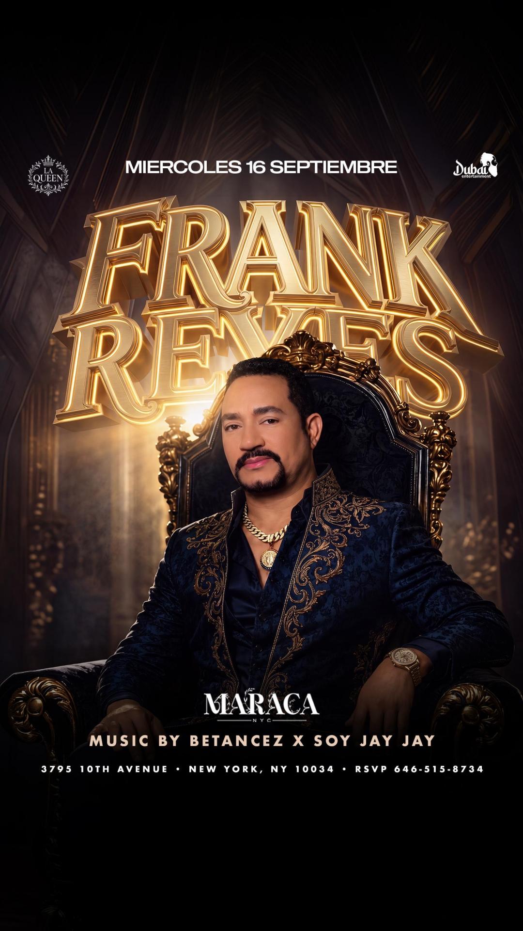 Buy tickets for Frank Reyes Frank Reyes