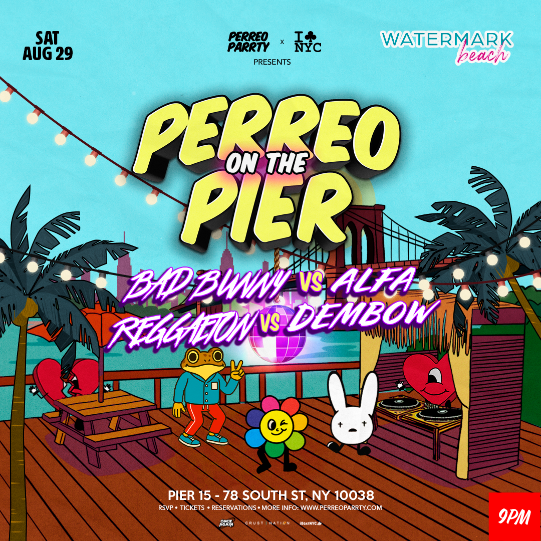 Buy tickets for #1 REGGAETON vs DEMBOW | PERREO ON THE PIER @ WATERMARK #1 REGGAETON vs DEMBOW | PERREO ON THE PIER @ WATERMARK