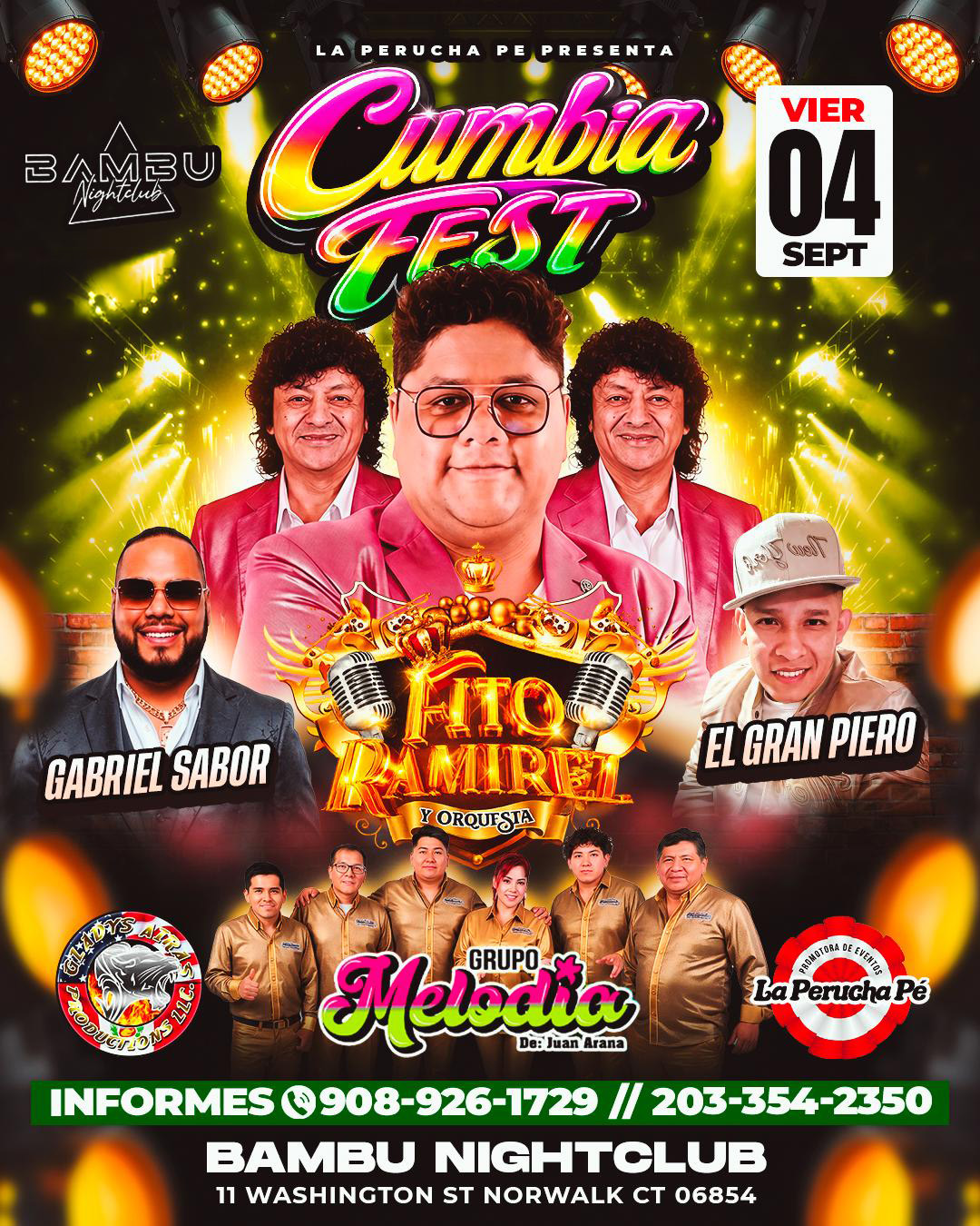Buy tickets for FITO RAMIREZ Y ORQUESTA | GABRIEL SABOR | EL GRAN PIERO FITO RAMIREZ Y ORQUESTA | GABRIEL SABOR | EL GRAN PIERO