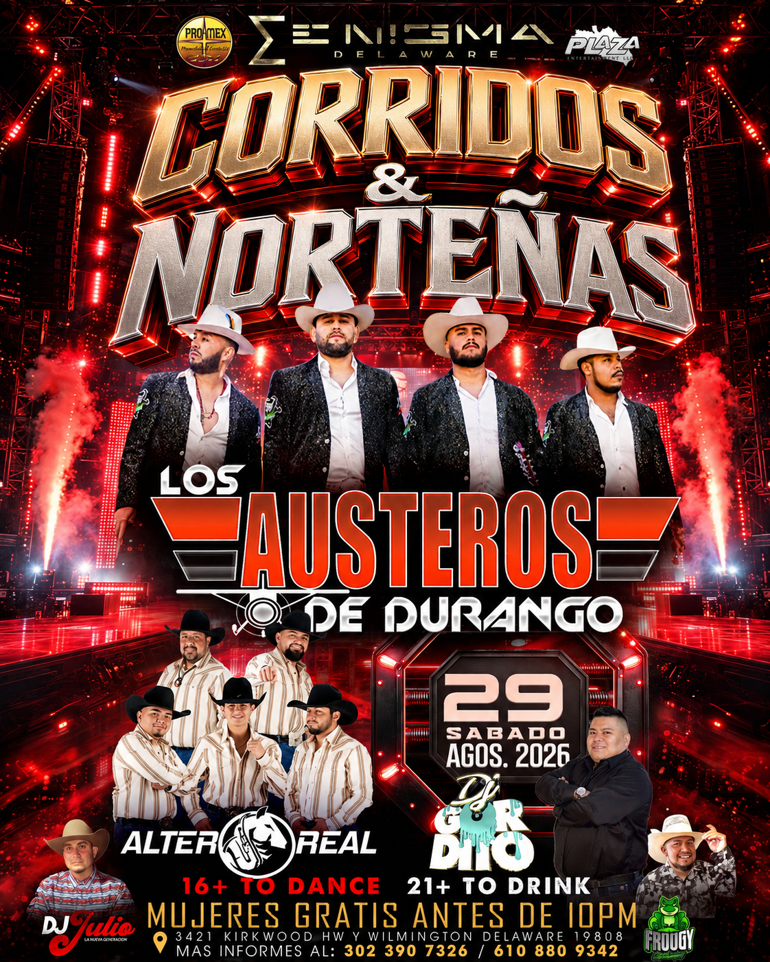 Buy tickets for LOS AUSTEROS DE DURANGO LOS AUSTEROS DE DURANGO