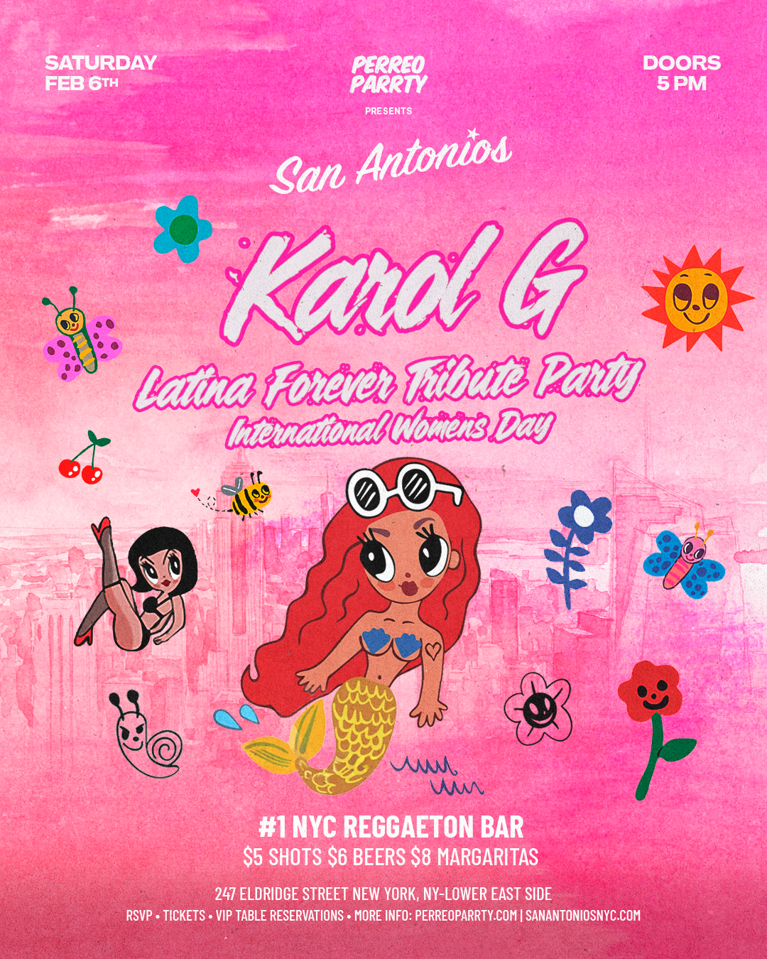 Buy tickets for Karol G Latina Forever Tribute Party (International Womens Day) Karol G Latina Forever Tribute Party (International Womens Day)