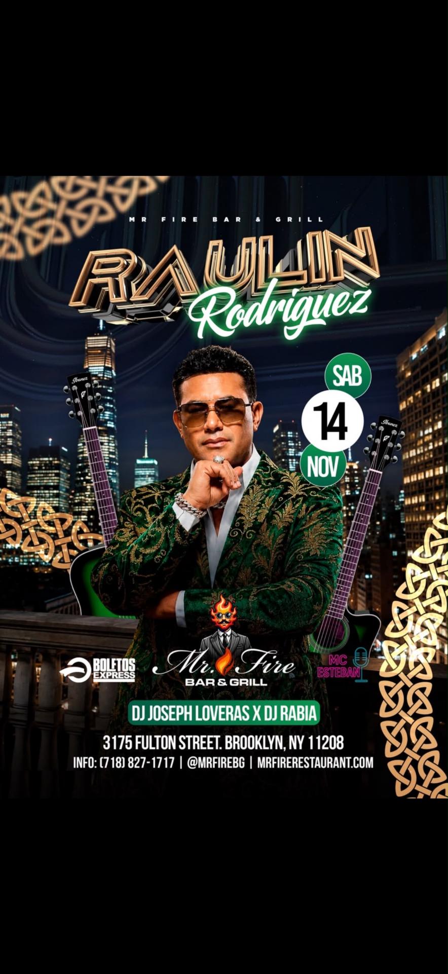 Buy tickets for Raulin Rodriguez en vivo Raulin Rodriguez en vivo