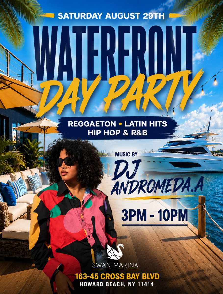Waterfront Day Party NYC at Swan Marina | Reggaeton & Latin Party – Aug 29