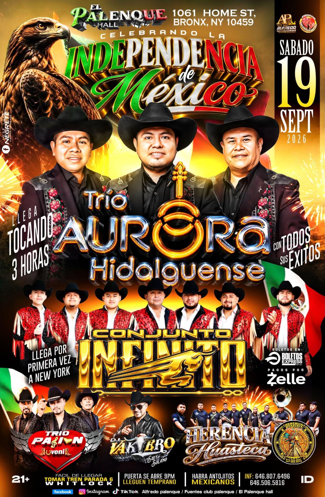 TRIO AURORA HIDALGUENSE | CONJUNTO INFINITO