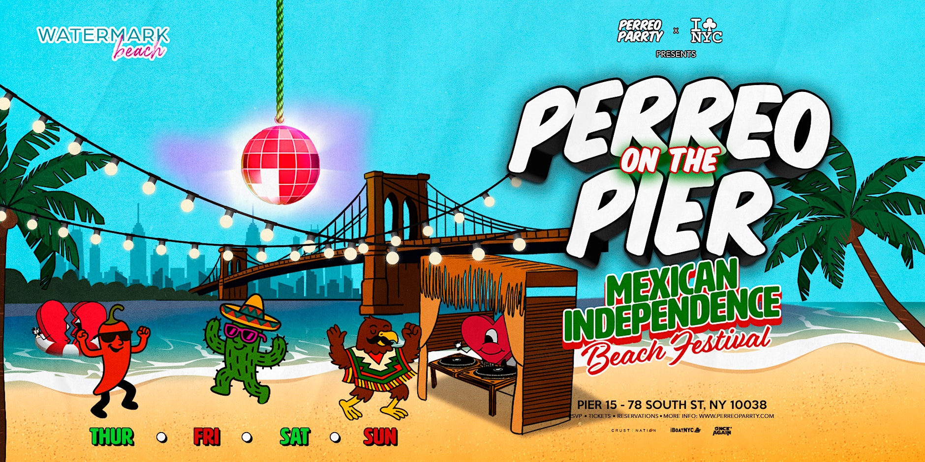 Mexico Independence Latin & Reggaeton Party at Watermark