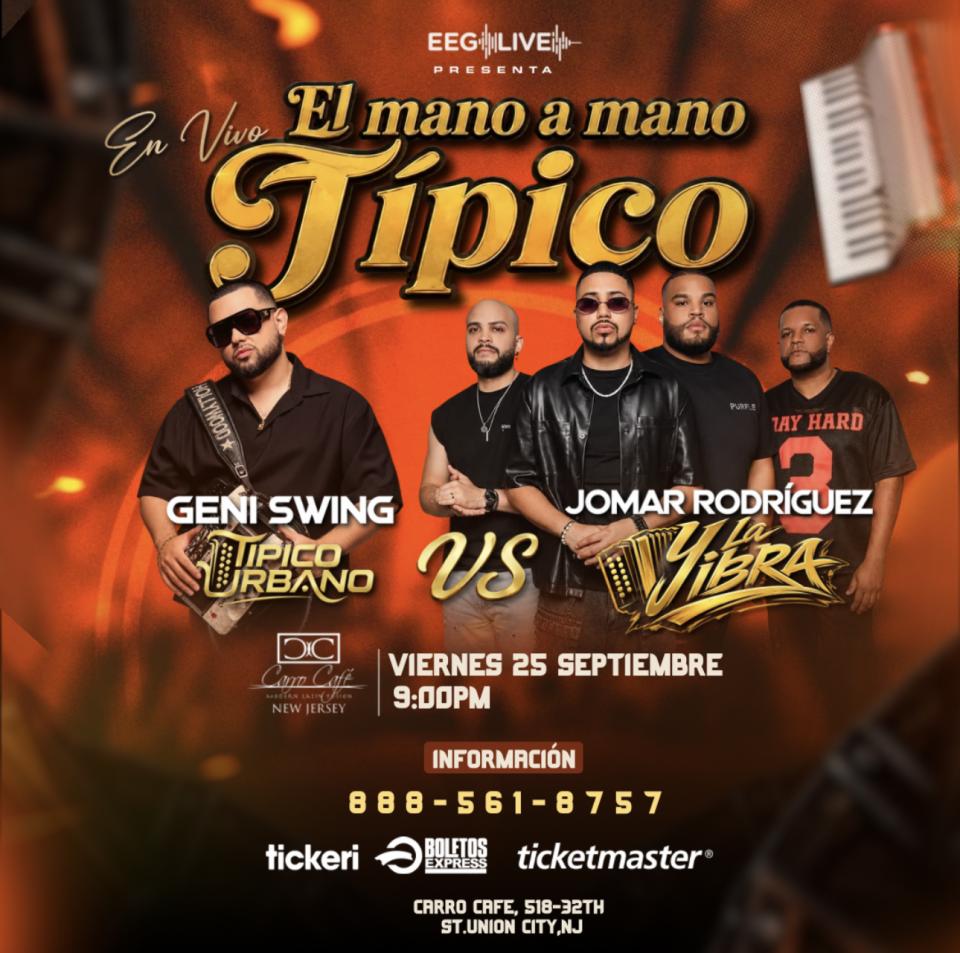 Buy tickets for Mano a Mano con Jomar Rodriguez -VS- Geni Swing Mano a Mano con Jomar Rodriguez -VS- Geni Swing