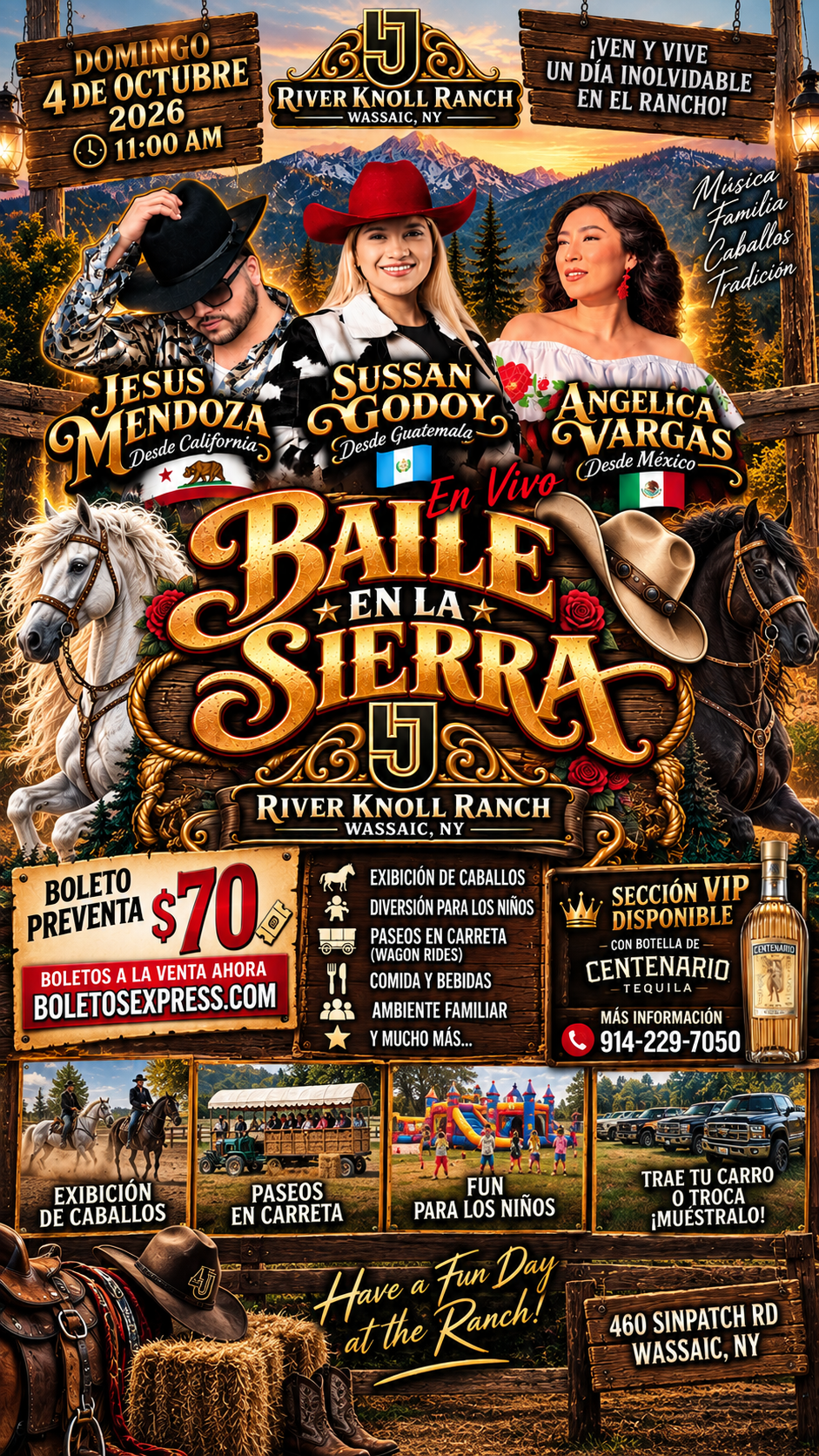 Buy tickets for Baile en La Sierra ! Jesus Mendoza + Angelica Vargas Baile en La Sierra ! Jesus Mendoza + Angelica Vargas