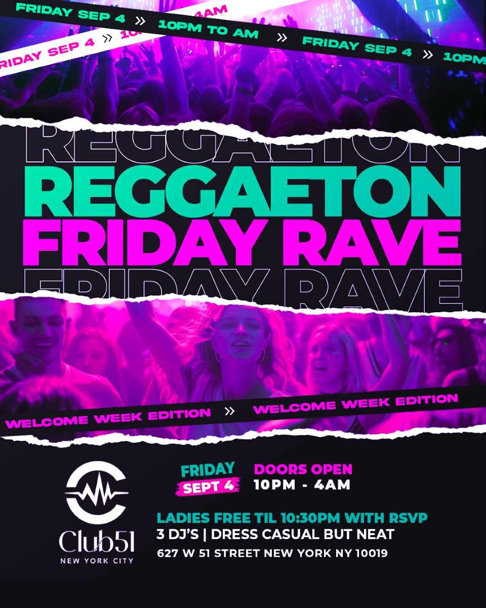 Buy tickets for Best Reggaeton Friday Rave in NYC at Club 51 Best Reggaeton Friday Rave in NYC at Club 51