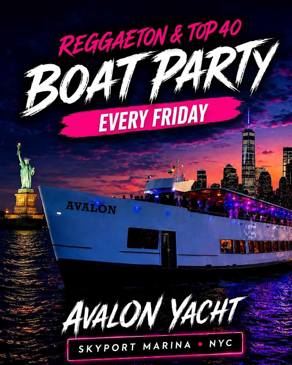 Reggaeton Boat Party NYC | Avalon Yacht at Skyport Marina – Sep 4