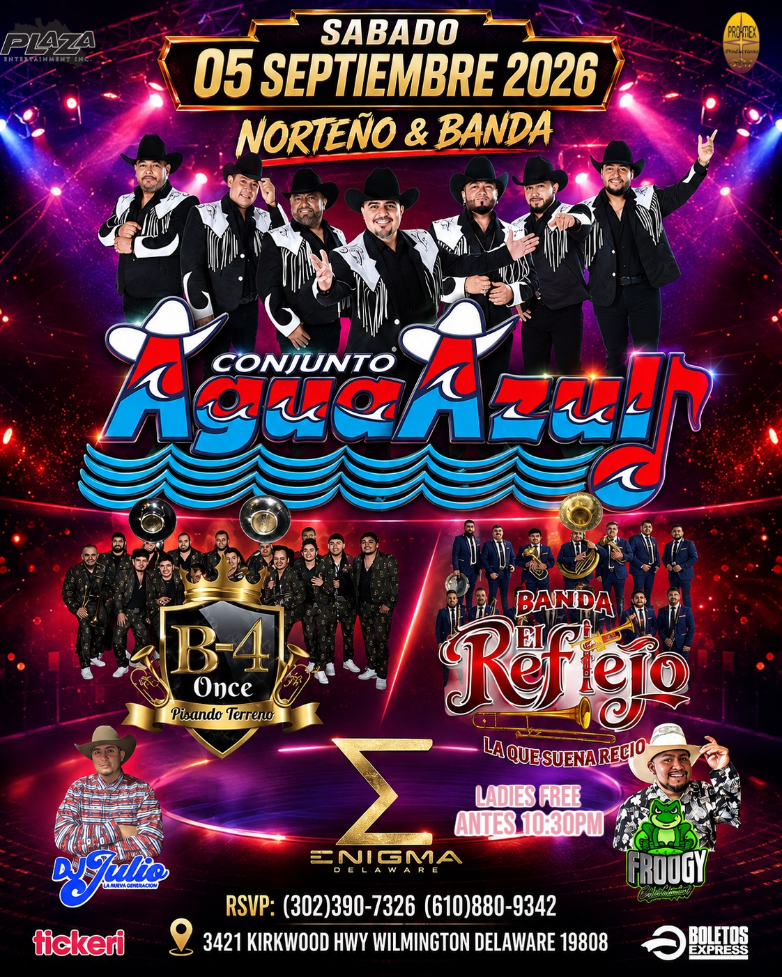 Buy tickets for CONJUNTO AGUA AZUL CONJUNTO AGUA AZUL