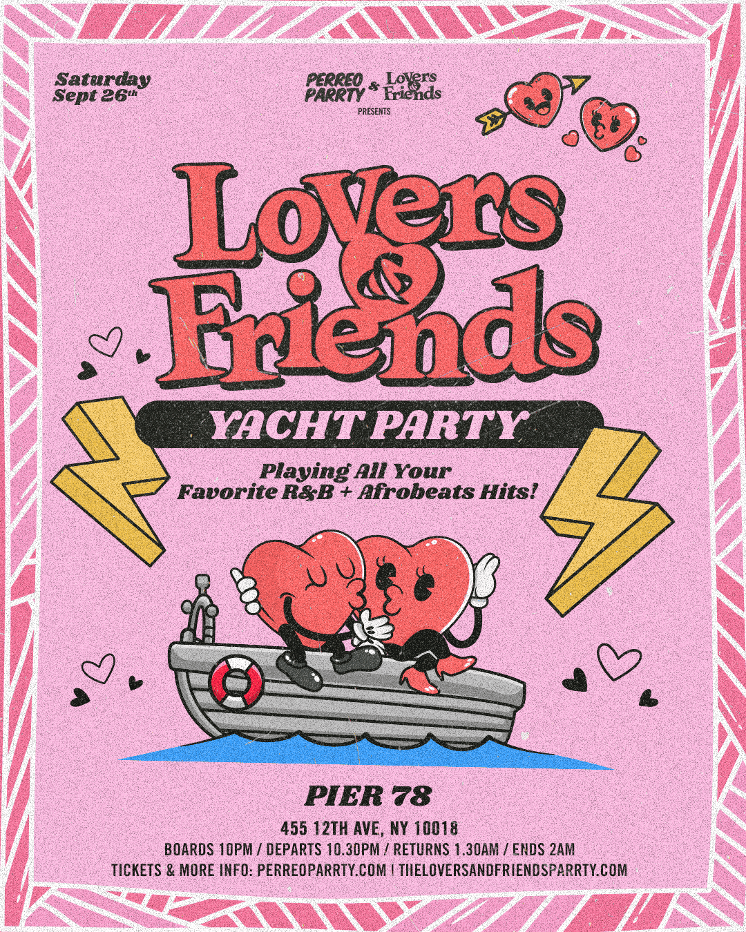 The Lovers & Friends Boat Party - R&B, Afrobeats, Reggae NYC Yacht Cruise