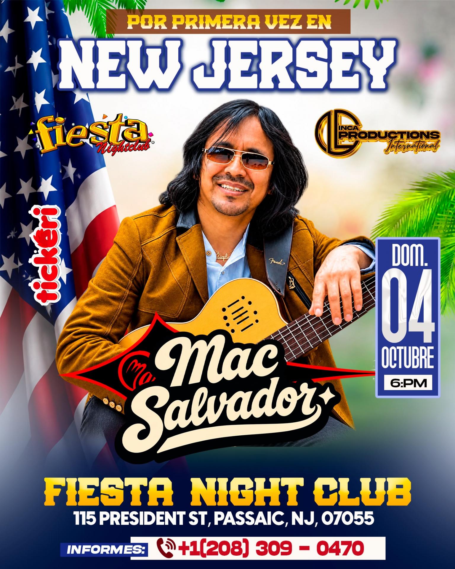 Buy tickets for MAC SALVADOR MAC SALVADOR