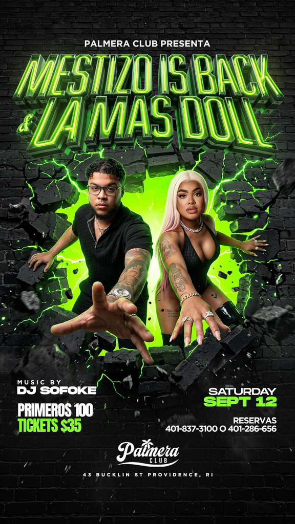 Buy tickets for MESTIZO IS BACK & LA MAS DOLL MESTIZO IS BACK & LA MAS DOLL