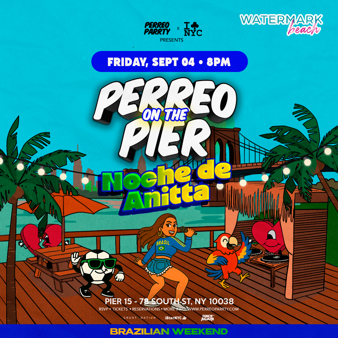 Buy tickets for Brazilian Weekend | Noche De Anita - Perreo on the Pier at Watermark Brazilian Weekend | Noche De Anita - Perreo on the Pier at Watermark