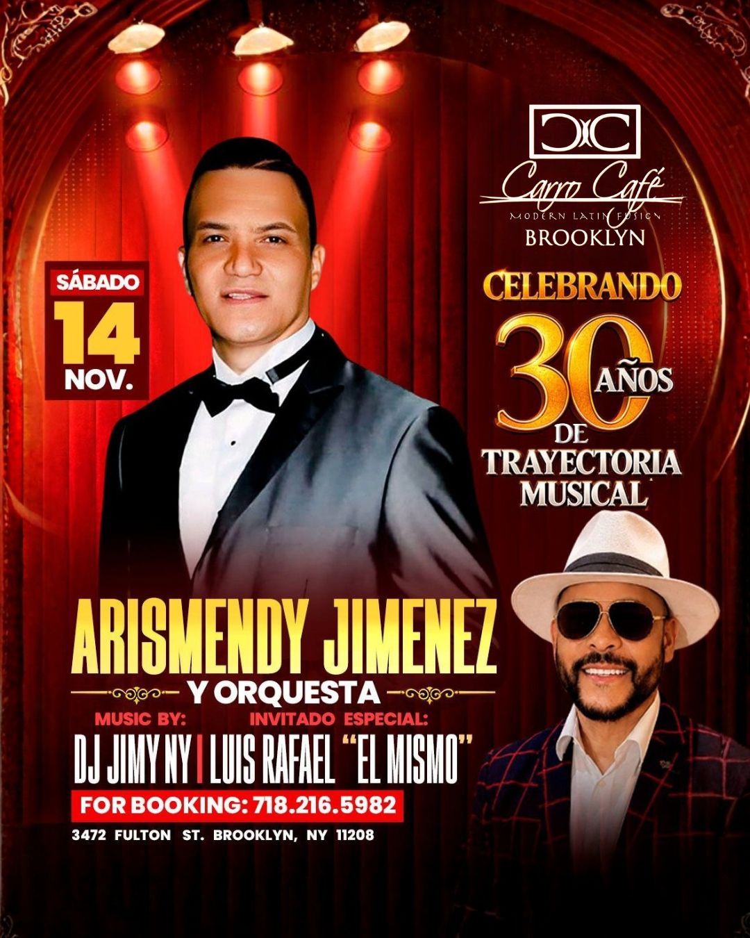 Buy tickets for ARISMENDY JIMENEZ & ORQUESTA ARISMENDY JIMENEZ & ORQUESTA