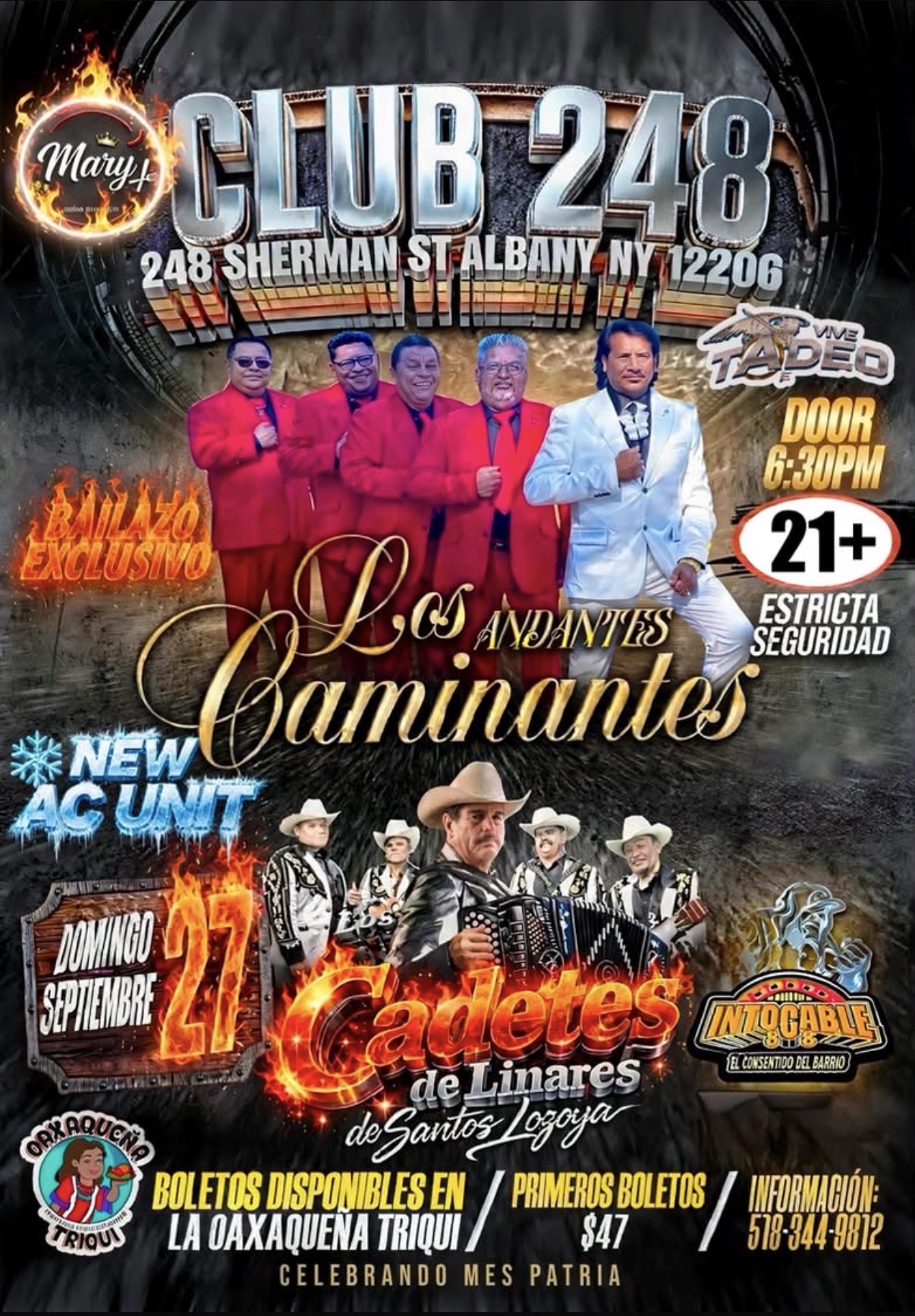 LOS CAMINANTES ANDANTES & LOS CADETES DE LINARES