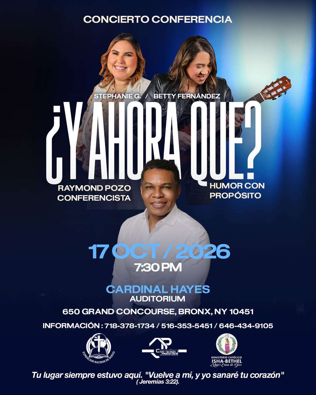 ¿Y AHORA QUE? CONCIERTO CONFERENCIA