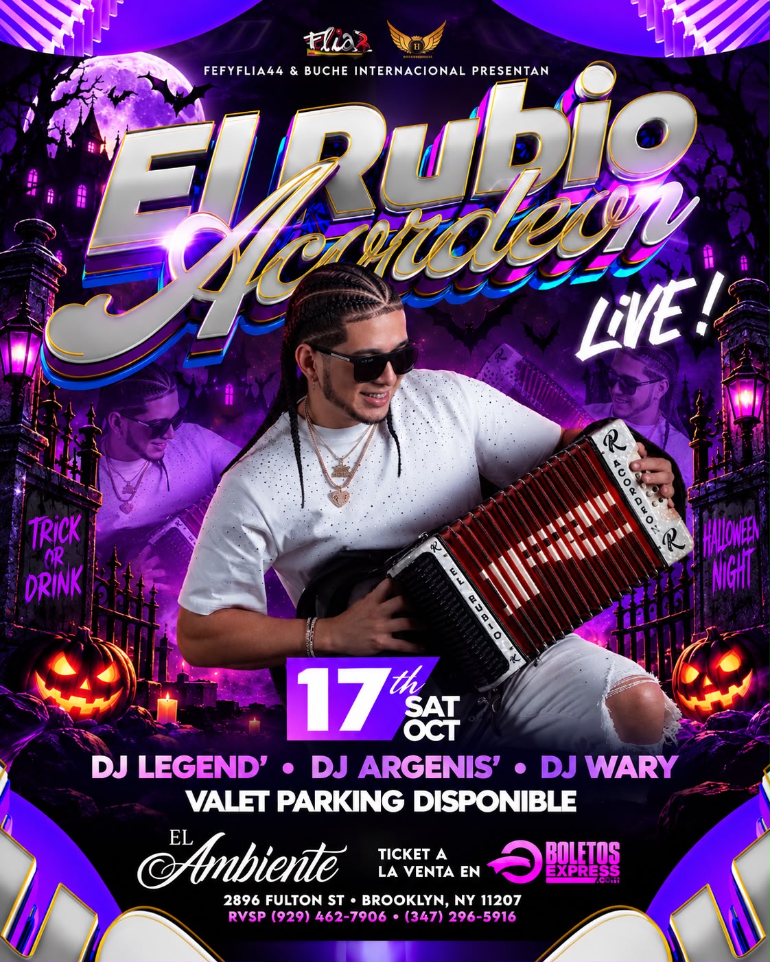 Buy tickets for EL RUBIO ACORDEON EL RUBIO ACORDEON