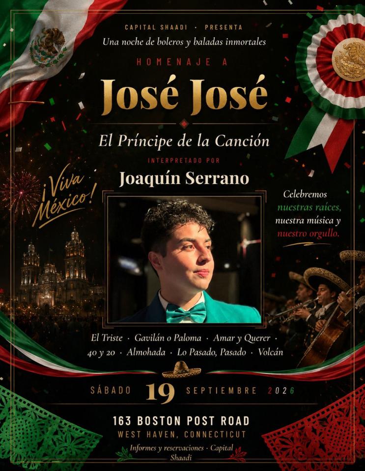 NOCHE MEXICANA – HOMENAJE A JOSÉ JOSÉ