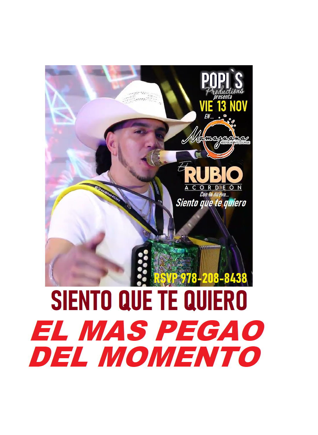 Buy tickets for EL RUBIO ACORDEON EL RUBIO ACORDEON