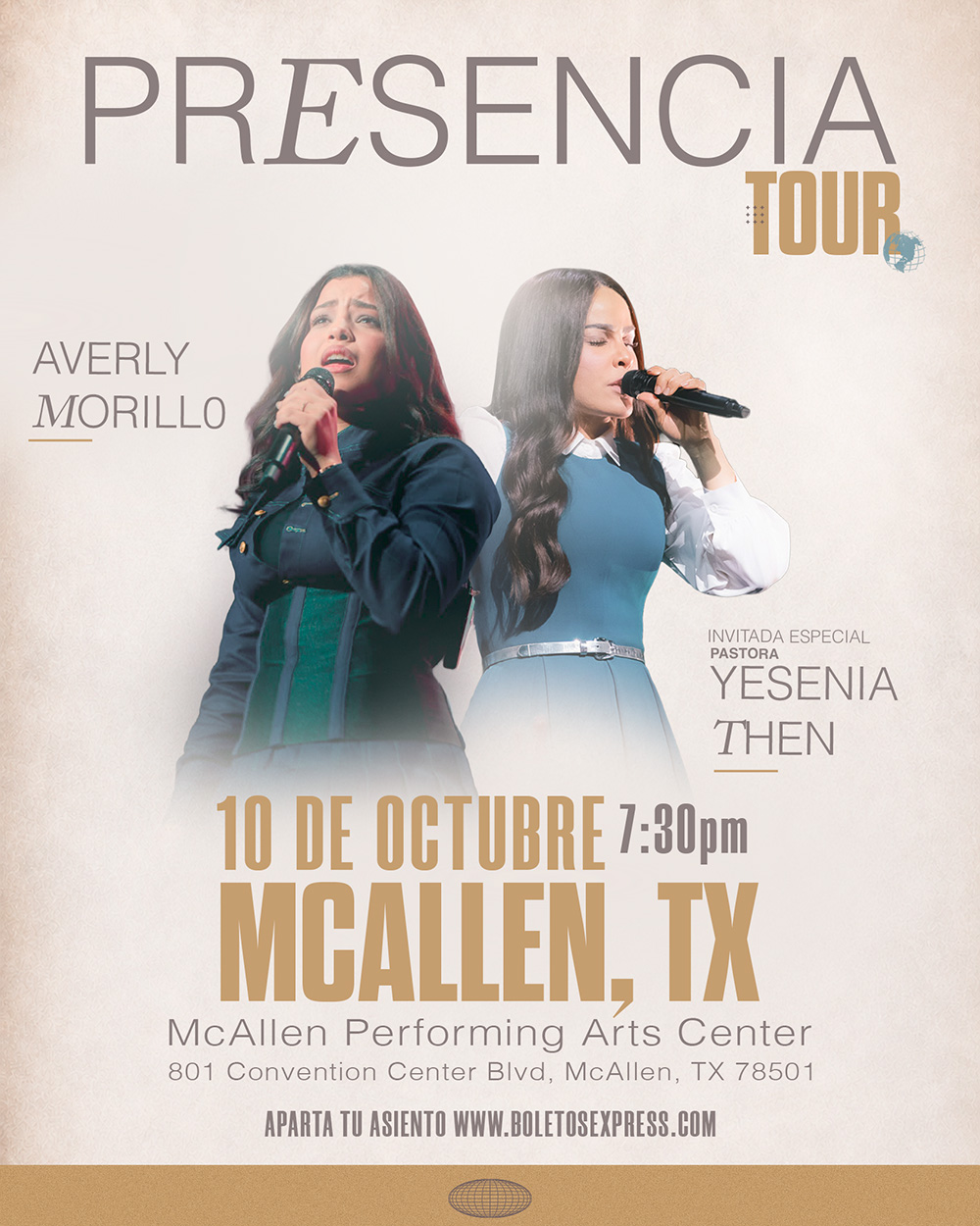 Buy tickets for AVERLY MORILLO - PRESENCIA TOUR AVERLY MORILLO - PRESENCIA TOUR