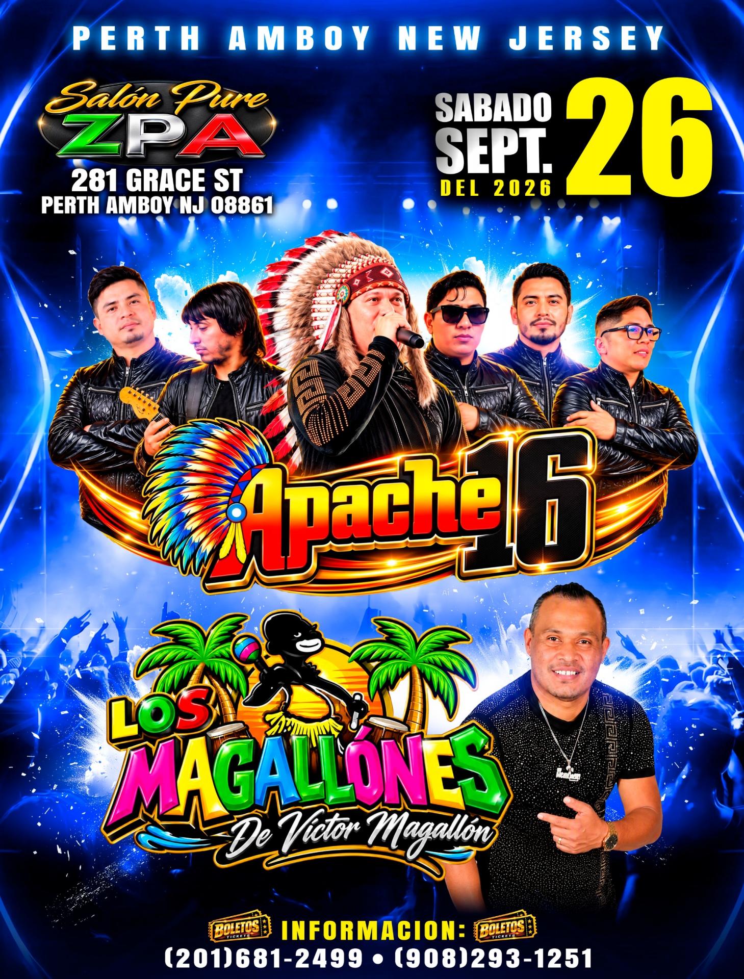 Buy tickets for APACHE 16 & LOS MAGALLONES APACHE 16 & LOS MAGALLONES
