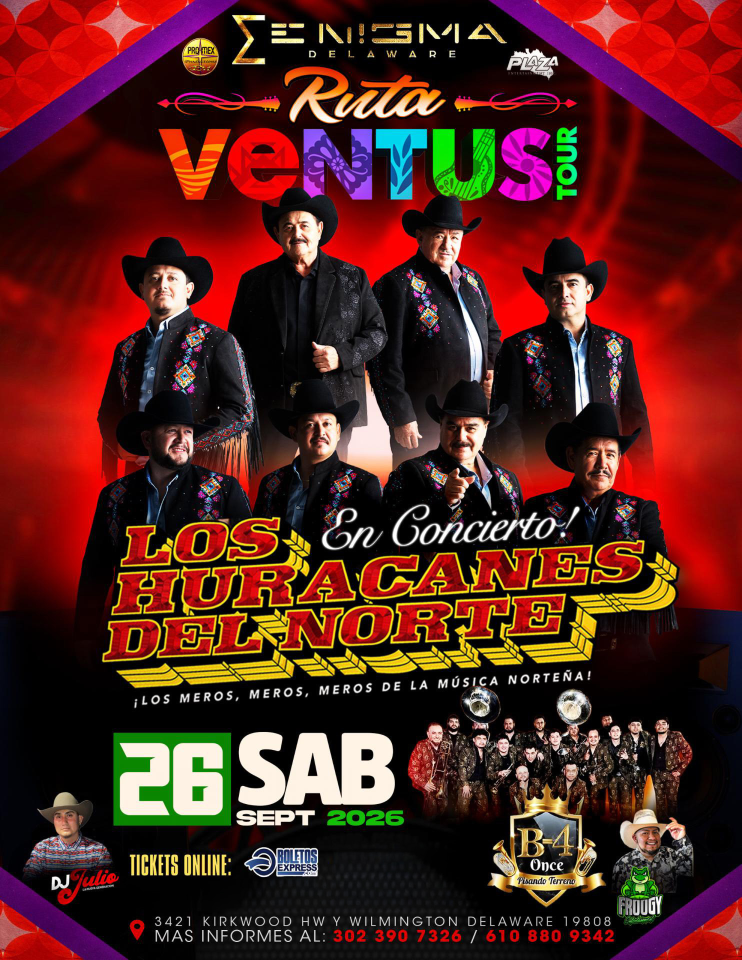 Buy tickets for LOS HURACANES DEL NORTE LOS HURACANES DEL NORTE