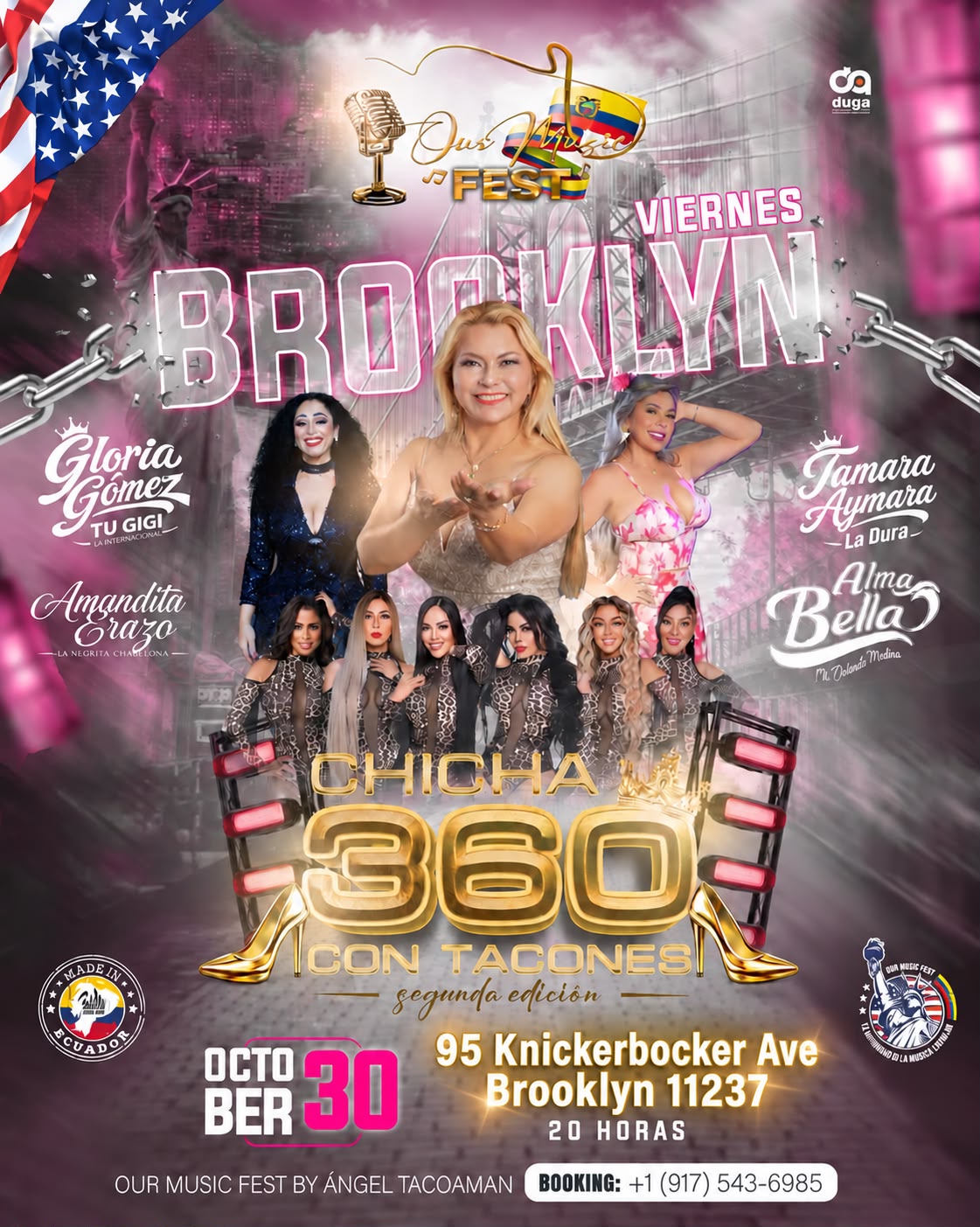 Buy tickets for GLORIA GOMEZ | TAMARA AYMARA | AMANDITA ERAZO | ALMA BELLA GLORIA GOMEZ | TAMARA AYMARA | AMANDITA ERAZO | ALMA BELLA